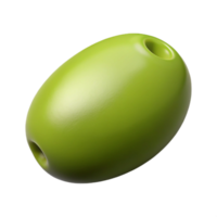 hipnotizante notável fotorrealista, isolado Cortar fora do uma solteiro verde Oliva, hiperespecífico com transparente fundo png