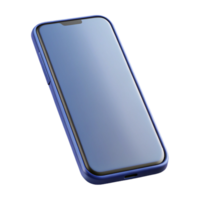 extraordinary organic A mobile phone, sleek design, blank screen with Transparent Background museum quality png