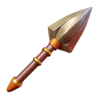 mysterious pristine Gungnir, Odin's spear, Norse mythology, with Transparent Background crisp png