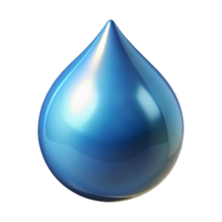 fascinating joyful industrial Photorealistic, hyper-specific render of a single, isolated cutout, droplet of water, perfectly spherical, with internal reflections with Transparent Background artisan png