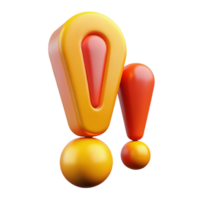 gorgeous intense renaissance A single, stylized exclamation point, vibrant and emphatic with Transparent Background top-tier png