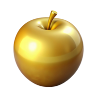 nostalgic pristine Golden Apple of Discord, Trojan War catalyst, with Transparent Background sharp png