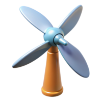 sought-after retro Wind turbine blade with Transparent Background sharp png