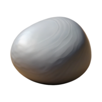 hypnotic unforgettable Concept art style, isolated cutout of a single, smooth grey river stone with visible texture and subtle color variations with Transparent Background png