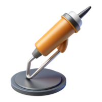 mesmerizing quintessential A soldering iron, with stand with Transparent Background png