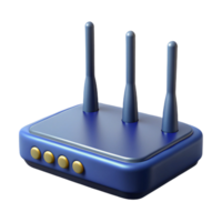 gorgeous remarkable Hyper-specific, isolated cutout of a single network router, photorealistic, professional render, ultra-detailed antenna placement with Transparent Background png