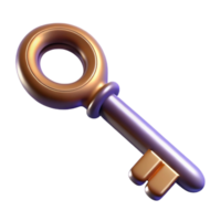 serene dynamic industrial Photorealistic, ultra-detailed, hyper-specific professional render of a single, isolated antique skeleton key, isolated cutout with Transparent Background artisan png