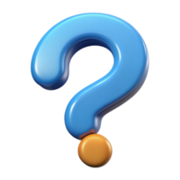 gorgeous victorian A single, stylized question mark icon with Transparent Background 4K png
