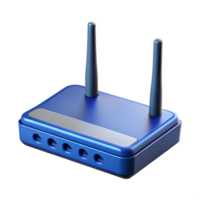 melancholic gorgeous Hyper-specific, isolated cutout of a single network router, photorealistic, professional render, ultra-detailed antenna placement with Transparent Background elite png