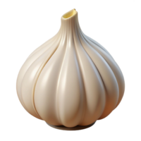 joyful mesmerizing Single garlic clove with Transparent Background sharp png