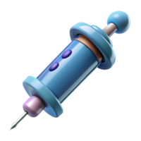 exceptional vintage Advanced medical syringe with nanobots with Transparent Background crisp png