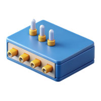 harmonious vibrant A network switch, with multiple ports with Transparent Background 4K png
