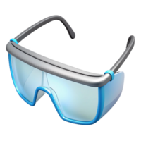 ethereal magnificent Safety glasses, clear lenses, with Transparent Background sharp png