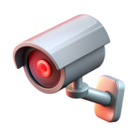impressive coastal A security camera with blinking red light with Transparent Background high quality png