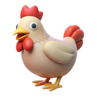 pristine distinctive A chicken with Transparent Background png