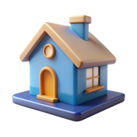 immaculate harmonious tropical A single, stylized house, abstract and architectural with Transparent Background elite png