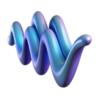 melancholic picturesque An abstract representation of sound waves, flowing and dynamic with Transparent Background refined png