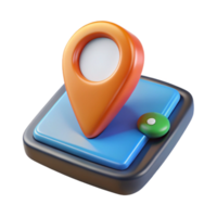 vibrant rustic GPS navigation device with Transparent Background artisan png