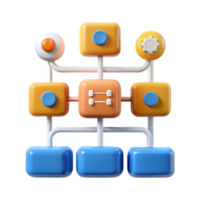 dynamic extraordinary Machine learning algorithm flowchart with Transparent Background flawless png