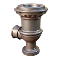 quintessential abstract Victorian cast iron drainpipe, with Transparent Background exclusive png