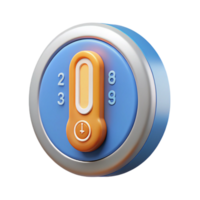 dazzling reflective retro A smart thermostat displaying the temperature with Transparent Background masterfully captured png