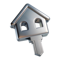 magnificent bohemian House key, metal key blank, with Transparent Background crisp png