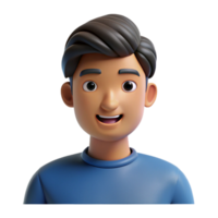 impressive modern Young man with diverse ethnicity, diversity portrait, with Transparent Background precision png