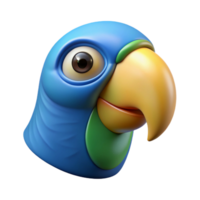 captivating inspired Photorealistic hyper-specific isolated cutout single parrot Psittaciformes beak, with Transparent Background png
