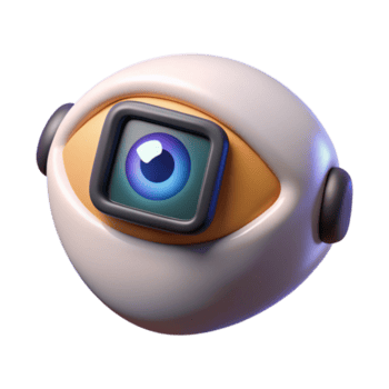 maravilloso buscados profesional prestar, concepto Arte estilo de un soltero, cibernéticamente mejorado ojo parche con digital monitor con transparente antecedentes png