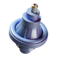 impressive ethereal bohemian Ultra-detailed, professional render of a single, advanced, D printer nozzle Isolated cutout with Transparent Background original png