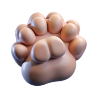 inspired abstract Isolated cutout Professional render, ultra-detailed Single Sphinx paw, resting on a plain surface surface not included with Transparent Background 4K png