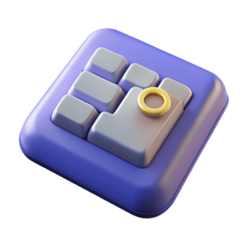 etéreo glorioso un soltero llave desde un computadora teclado con transparente antecedentes original png