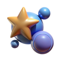 extraordinary distinguished Hyper-specific, photorealistic professional render of a single, binary star system, two stars orbiting each other with Transparent Background png