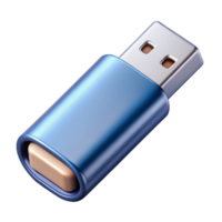 extraordinary signature USB flash drive with metal casing with Transparent Background png