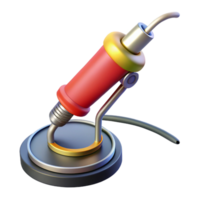 magnificent bohemian A soldering iron, with stand with Transparent Background flawless png
