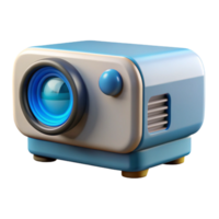 distinguished urban A projector, modern and compact with Transparent Background authentic png