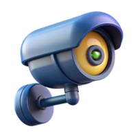joyful exquisite Security camera with night vision enabled with Transparent Background high quality png
