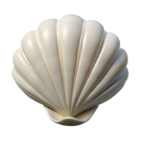 extraordinary victorian Ultra-detailed, photorealistic isolated cutout of a single white seashell with Transparent Background museum quality png