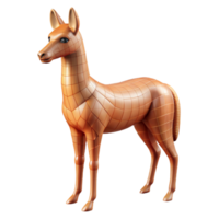 gorgeous sought-after Concept art style, isolated cutout of a single, stylized, abstract animal, wireframe render, ultra-detailed with Transparent Background png