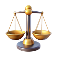 exceptional rustic A set of scales of justice with Transparent Background crisp png