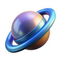 impressive intense abstract Hyper-specific, professional render of a single, abstract, planetary ring, ultra-detailed, isolated cutout with Transparent Background ultra HD png