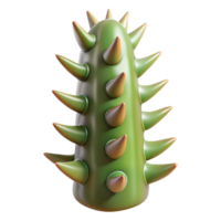 memorable contemporary Concept art style professional render isolated cutout of a single cactus spine, sharp, pointed, detailed texture, with Transparent Background museum quality png