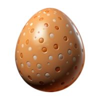 energetic stunning Brown speckled hen's egg with Transparent Background high resolution png