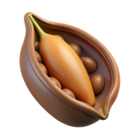 majestic geometric Concept art style, isolated cutout of a single, dried seed pod with open chambers and visible seeds with Transparent Background high quality png