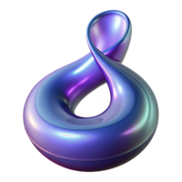 extraordinary mysterious rustic Hyper-specific professional render of an isolated cutout, concept art style, single Klein bottle made of flowing liquid mercury with Transparent Background refined png