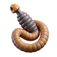 exemplary rustic Concept art style, isolated cutout of a single, ultra-detailed, coiled rattlesnake tail, rattle segments clearly visible with Transparent Background 8K png