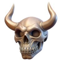 memorable victorian Professional render, hyper-specific, isolated cutout of a single Minotaur skull, horned with Transparent Background ultra HD png
