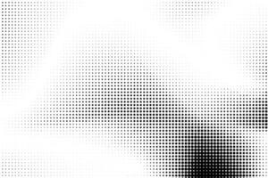 Black Halftone Gradient Effect Isolated on White Background. Dot sand texture. Smooth black geometric texture. Minimalistic design with subtle waves. Perfect for branding, geometric posters, flyers vector