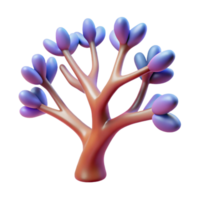 impressive reflective art deco Concept art style, isolated cutout of a single, radiating, fractal tree branch with Transparent Background fine detail png
