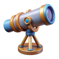 sought-after contemporary Space exploration telescope with Transparent Background 4K png
